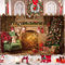 Weihnachten Banner Dekoration, Große Kamin Vintage Xmas Baum Strümpfe Weihnachts Hintergrund Banner, XXL Rot Grün Merry Weihnachtsbanner für Weihnachten Party Drinnen Draußen Photo Booth Wand Deko
