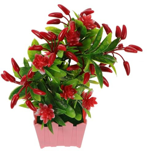 PRETYZOOM 3 Stück Simulierte Chili Ornamente Künstliche Chili Mini Vasen Hausdekorationen Für Zuhause Künstliche Chili Pflanze Artificiales para Greenery Decor Grüne