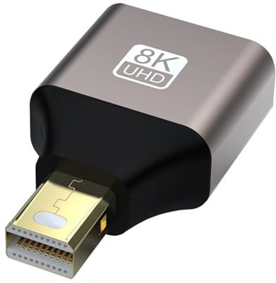 QIIIMSLSS 8k Displayport 1.4 Cable Active Optical DisplayPort para Adaptador Displayport 8K@60Hz 4K@144Hz para Computadora Portátil PC