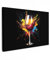 MuchoWow© Bilder Groß 120x80 cm XXL Wohnzimmer Deko Modern Wandbild Kunstdruck auf Leinwand Bild Schlafzimmer über Bett Room Decor Geschenke Wein - Glas - Graffiti - Aperitif - Rot - Farbe