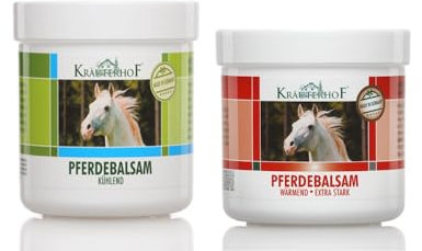 Kräuterhof Balsamo del cavallo gel riscaldante extra forte + raffreddamento 2 x 500 ml