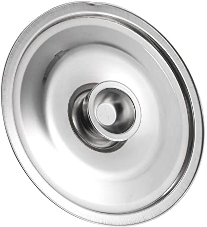 edelstahl deckel für schüssel, universaldeckel klein für topf, mini pfannendeckel, pfannendeckel zum dressing, für mini pfannen und tassen (16cm)