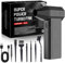 DanMiS Souffleur Air Comprimé,130000 Tr/Min Soufflette Remplacer Bombe Air Sec,8000 Mah Batterie Mini Souffleur Nettoyage PC,Portable,Clavier,Voiture