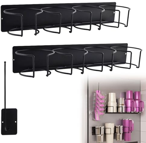 Wasserflaschen Organizer für Stanley, 4 Slots Wasserflaschenregal, Magnetischer Flaschenorganizer-Schrank, 2*Getränkehalter und 1*Getränkedeckelhalter, Kühlschrank Becher Cup Organizer mit Haken (A)