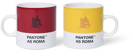 AS Roma Espresso Cups Pantone