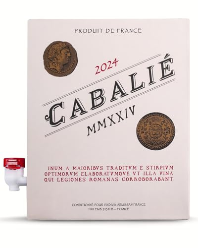 Cabalié Red Wine Box, Grenache Blend, France, 3L Bag in a Box | Medium to full bodied. Smooth, velvety, with raspberry, blackberry, herbs and spice