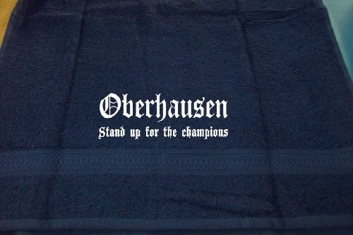 ShirtShop-Saar Oberhausen - Stand up for The Champions; Städte Handtuch, dunkelblau