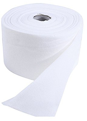 1 rollo desechable limpieza cara toalla no tejida toallitas desechables toallitas de maquillaje faciales suaves almohadillas (blanco)
