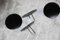 Posiwio 4er Set Kerzenstick, Kerzenhalter, Durchmesser 8 cm, mit 2 Spießen