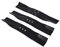 3 X 38 CM ECHO, WESTWOOD Messer SATZ für 42 Rasentraktor 107 Echotrak 40505300