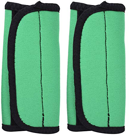 Alomejor 2 STÜCKE Kajak Paddel Griffe, Neopren Weiche Zerlegbare Paddle Grips rutschfeste Grip Blister Prävention Kanu Kajak Bootszubehör(Grün)