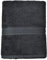 leevitex® Saunahandtuch XXL, flauschig und saugstark, 1 Saunatuch, 80 x 200 cm, Qualität 500 g/m², 100% Baumwolle - Schwarz