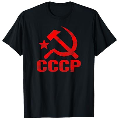 Marteau et faucille de CCCP communiste de Russie soviétique. T-Shirt
