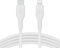 Belkin BoostCharge Flex Silicone USB Type C to Lightning Cable (2M/6.6ft), MFi Certified 20W Fast Charging PD Power Delivery for iPhone 14/14 Plus, 13, 12, Pro, Max, Mini, SE, iPad and More - White