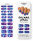 MOYOU LONDON Semi Cured Gel Nail Strips - 20 Pcs. Nail Wraps for Salon-Quality Manicure - Works with Any UV Lamp - Easy to Apply, Trim, & Remove Gel Stickers