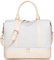 Damen-Tragetaschen für Lehrer, Strand, Schultertasche, Arbeitstasche mit Trolleygriff, Beige- Oxford-Gewebe, L