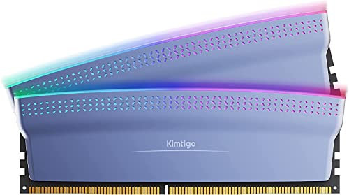 Kimtigo DDR4 32GB (16GBx2) 3600MHz PC4-25600 CL22 1.35V U-DIMM Unbuffered Non ECC per giochi e alte prestazioni Compatibile con memoria desktop