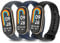 Xisair 3 Correas Compatible con Xiaomi Band 10 9 8 Correa Deportiva de Silicona, Pulseras de Repuesto para Miband 10/9/8 Correa Desmontaje Rápido, Transpirable, Impermeable