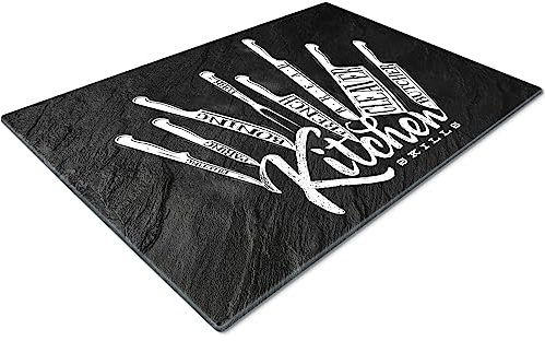 Chopping Board | Glass Chopping Boards for Kitchens | Glass Worktop Savers for Kitchen | Cutting Boards for Kitchen | Chopping Board Non Slip | Small Chopping Board | Kitchen Skills