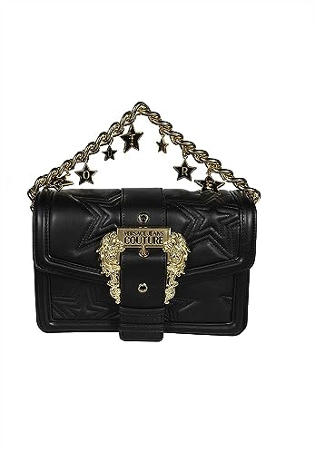 Versace Borsa Jeans Couture tracolla stars trapuntata 75VA4BF1 ZS806 899 black