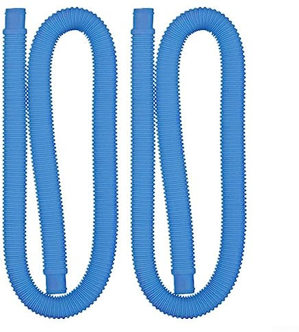 Schwimmbad-Ersatzschlauch für oberirdische Pools, 3 cm Durchmesser, 3 m (blau), 2 Stück