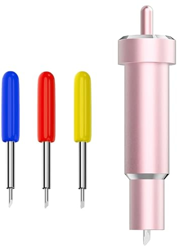 Fine Point Cut Blade Deep Cut Blade und Gehäuse Ersatz Cut Blade für Card Stock Vinyl Kompatibel mit Cricut Maker Explore 1/2 Air One