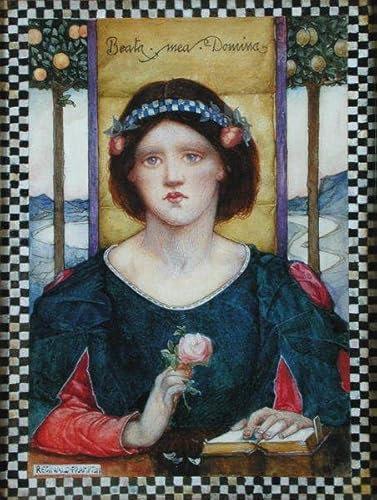 MSTECO Leinwand Bilder Kunstdrucke Abstrakt Poster Berühmtes Gemälde Beata Mea Domina von Edward Reginald Frampton für Wohnzimmer 60x90cm