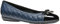 Geox Women's D Annytah B Ballet Flat, Navy Black, 8 UK