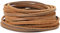 GORGECRAFT 3mm Flat Leather Cord 5m Long Cowhide String 2mm Thick Genuine Leather Braiding Thread Rope for Bracelets Necklace Jewelry Making Keychains Boot Lace DIY Crafts Tooling Workshop, Sienna