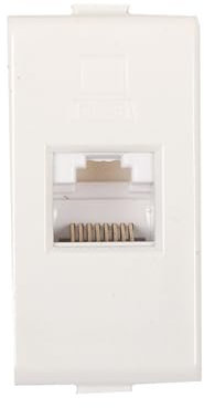Bratek Set2, Toma ethernet de Pared Compatible con Bticino Matix, Toma Internet de Pared para hogares y oficinas, Tomas ethernet de Pared