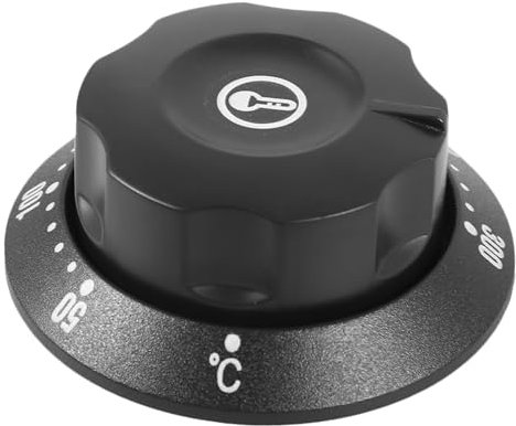 iplusmile Pulsador De Control Del Temperatura Horno, Reemplazo Universal Para Termostato, Para Con Horno EléCtrico, Freidora Y Calentador De Agua, 5.7 * 5.7 * 2 Cm