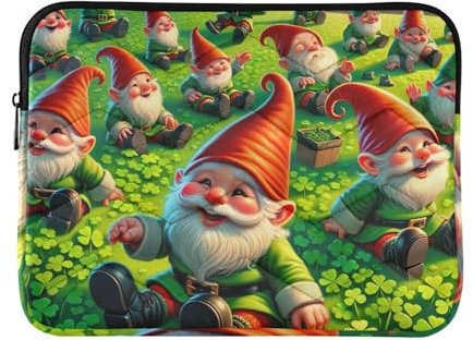 Mallette de transport pour ordinateur portable - Housse de transport - Gnomes assis - Étui de protection portable