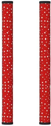 JEJEA Red and White Polka Dots Print Refrigerator Door Handle Cover,Handles Antiskid Protector Gloves,Kitchen Appliance Decor