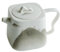 Tetera Tetera de porcelana blanca con filtro for el hogar, tetera sencilla for cocina, restaurante, lechera, 140 ml Tetera De Agua Portátil