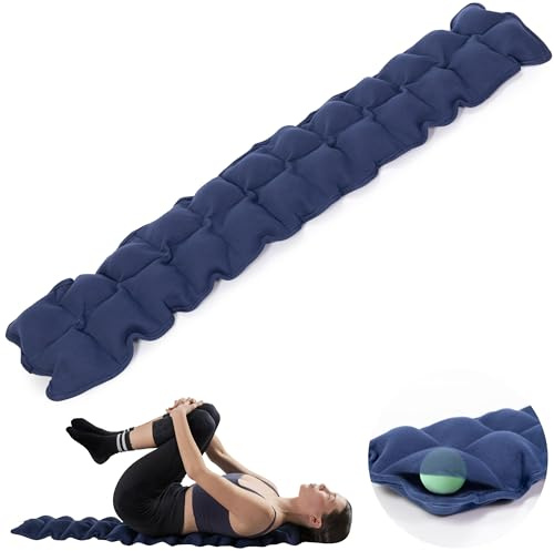 Rückendehner mit 24 Massagekugeln | Rückenstrecker für Haltung & Ausrichtung | Dehnungshilfe für Wirbelsäule und Nacken | Akupressurgerät | Spine Corrector | Back Massager
