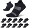 Niorasen Sneaker Socken Herren Damen, 10 Paar Baumwolle Sportsocken, Kurze Laufsocken, Atmungsaktiv Sneakersocken Weiche und Bequeme für Sport, Arbeit, Wandern, Radfahren, 43-46