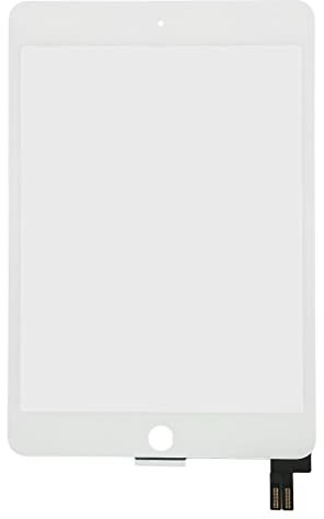 Mtlavishness Tablet Tact Screen Remplacement Écran numérique en Verre trempé pour Une Mise à Niveau à la Mode de Votre Tablette iOS Mini 5 avec Apparence Blanche