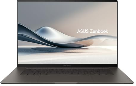ASUS Zenbook S16 | Zumaia Gray | 16 WQXGA+ OLED | AMD Ryzen AI 9 HX 370 | RAM: 32GB (DDR5) | SSD: 2TB | beleuchtete Tastatur | Windows 11 Pro | Office 2024 Pro #mit Notebooktasche