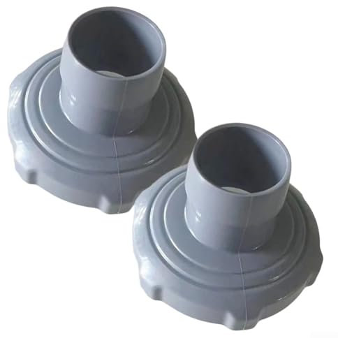 Adattatore per tubo skimmer per piscina fuori terra, design in PVC per un uso duraturo (2 pezzi)