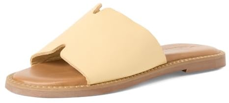 Tamaris Damen Pantoletten, Frauen Clogs, Pantoletten,TOUCHit-Fußbett,Slipper,Slides,Gartenschuhe,Sommerschuhe,sommerclogs,Soft Lemon,42 EU