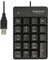 Delock 12481 Tastatur USB Nummernblock 19 Tasten schwarz