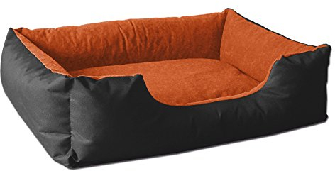 BedDog Hundebett L - Hundekissen - Hundekorb - Hundecouch - Hundesofa - Bezug abziehbar, Waschbar, für Mittel-Kleine Hunde