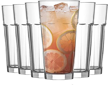 LAV Aras Tumblers 12.5oz / 360ml - Case of 48 - American Style Hiball Tumblers, Hiball Glasses
