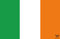 Irland Flagge Aufkleber - Länderflagge als Sticker 8,5 x 5,5 cm