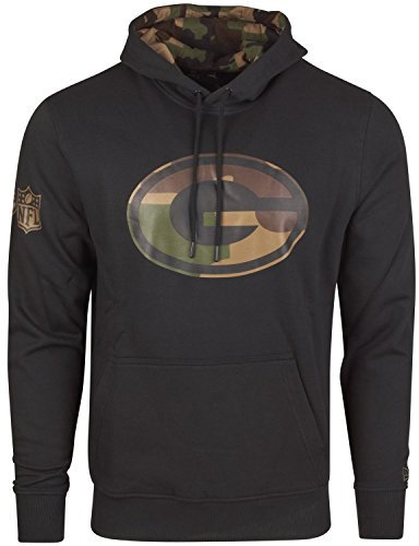 New Era Fleece Hoody - NFL Green Bay Packers schwarz - L