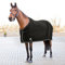 Horze Fleece Turnier Abschwitzdecke Pferdedecke, Decke fur Pferd, Schwarz, 115