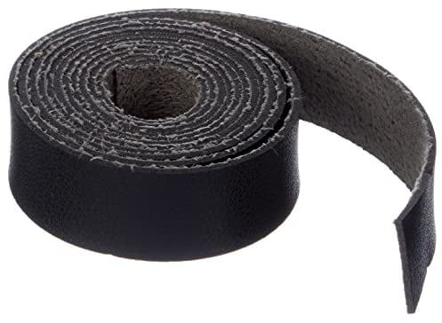 Rayher Hobby Kunstlederband Flach, 138x2cm, Schwarz