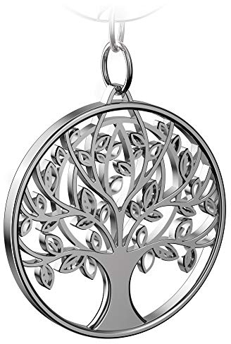 FABACH Lebensbaum Schlüsselanhänger Autumn - Baum des Lebens Anhänger als Glücksbringer für den Schlüsselbund - Tree of Life Schlüsselanhänger in glänzendem Silber