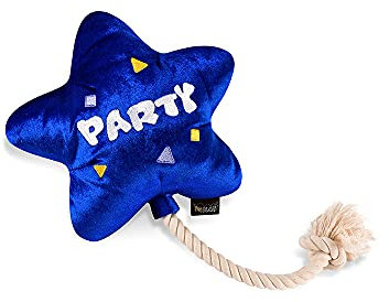 P.L.A.Y. Pet Lifestyle and You Party Time Jouet en Peluche pour Chien Inscription Best Day Ever Balloon