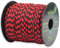 aufodara 50 Meters Paracord Schnüre 2mm Nylon Seil 1 Kern-Strängen (rot schwarz, 50)